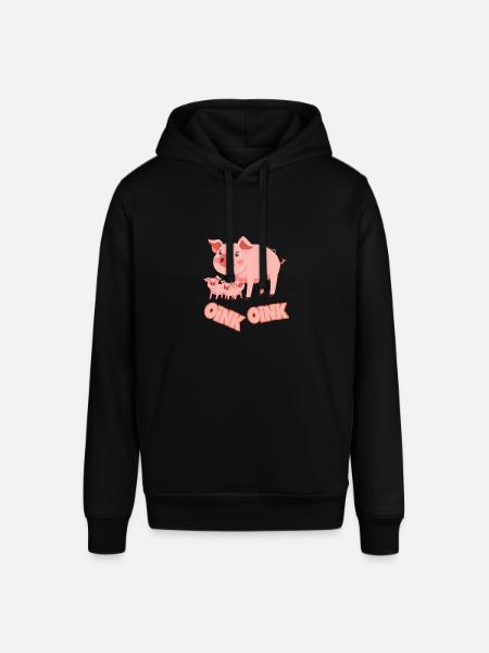 Schweinchen Schwein Oink - Stanley/Stella Unisex Hoodie SOUNDER - Schwarz