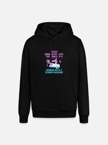 Sewing Machine Seamstress - Stanley/Stella SOUNDER Unisex Hoodie - black