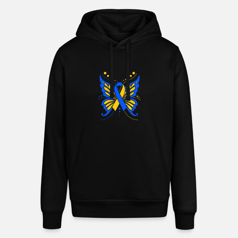 Papillon trisomique - Sweat à capuche SOUNDER Stanley/Stella Unisexe - noir