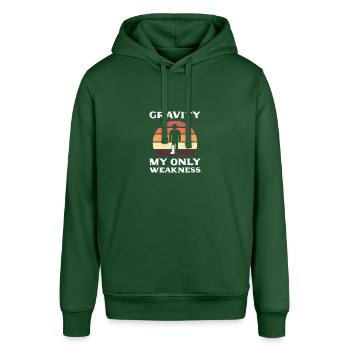 Gebrochenes Bein - Stanley/Stella Unisex Hoodie SOUNDER - Flaschengrün - Vorne - Alina (178cm) & Michal (187cm)