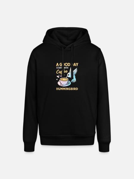 Hummingbird - Stanley/Stella SOUNDER Unisex Hoodie - black