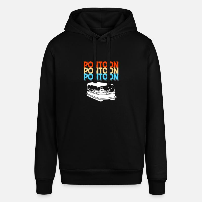Pontonboot Boot Boote - Stanley/Stella Unisex Hoodie SOUNDER - Schwarz
