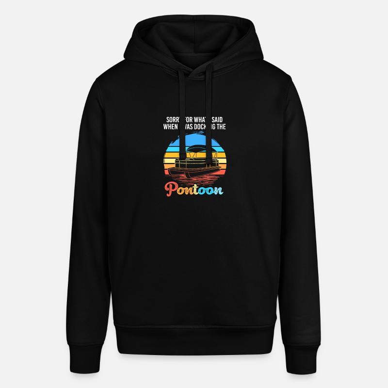 Pontonboot Boot Boote - Stanley/Stella Unisex Hoodie SOUNDER - Schwarz