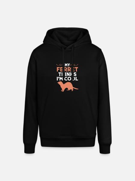 Ferret - Stanley/Stella SOUNDER Unisex Hoodie - black