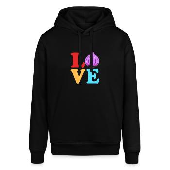 Zwiebel - Stanley/Stella Unisex Hoodie SOUNDER - Schwarz - Vorne - Alina (178cm) & Michal (187cm)