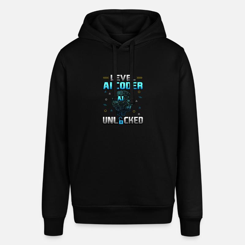 Level KI-Programmierer freigeschaltet - Stanley/Stella Unisex Hoodie SOUNDER - Schwarz