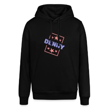 Denny - Stanley/Stella Unisex Hoodie SOUNDER - Schwarz - Vorne - Alina (178cm) & Michal (187cm)