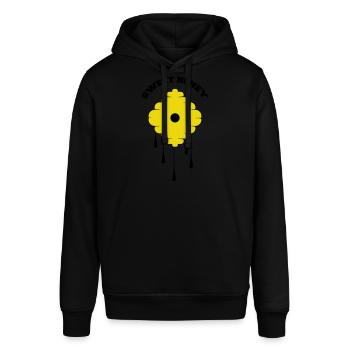 Sweet Honey - Stanley/Stella Unisex Hoodie SOUNDER - Schwarz - Vorne - Alina (178cm) & Michal (187cm)