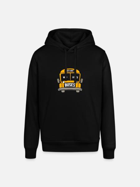 School Bus Driver School Bus - Stanley/Stella SOUNDER Unisex Hoodie - black