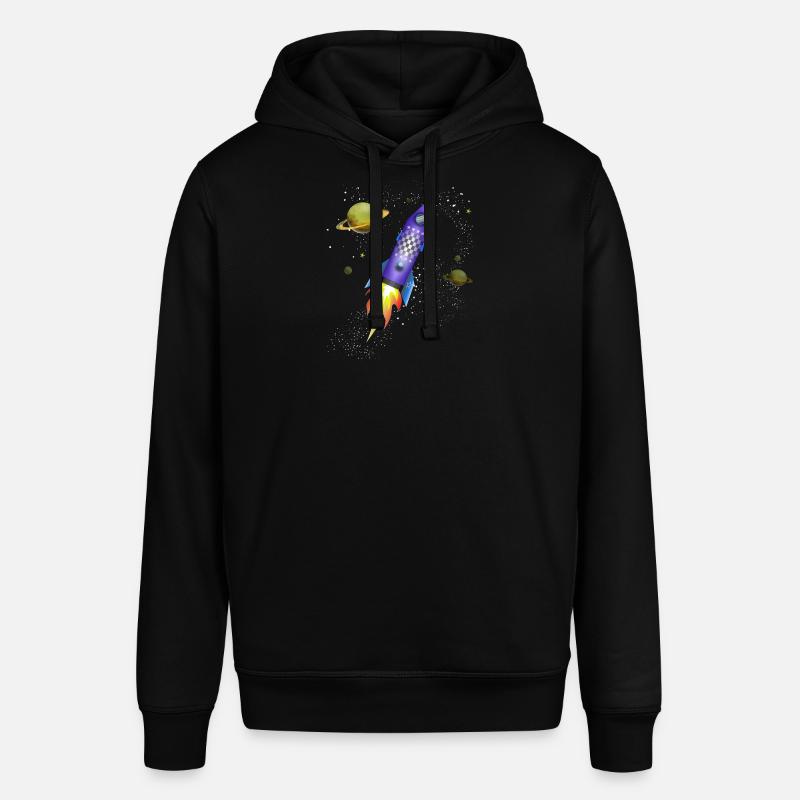 Fusée dans l'espace - Sweat à capuche SOUNDER Stanley/Stella Unisexe - noir