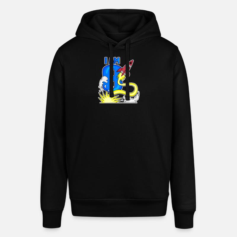 Garçon de 8 ans - Sweat à capuche SOUNDER Stanley/Stella Unisexe - noir