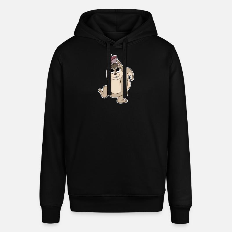 Écureuil - Sweat à capuche SOUNDER Stanley/Stella Unisexe - noir