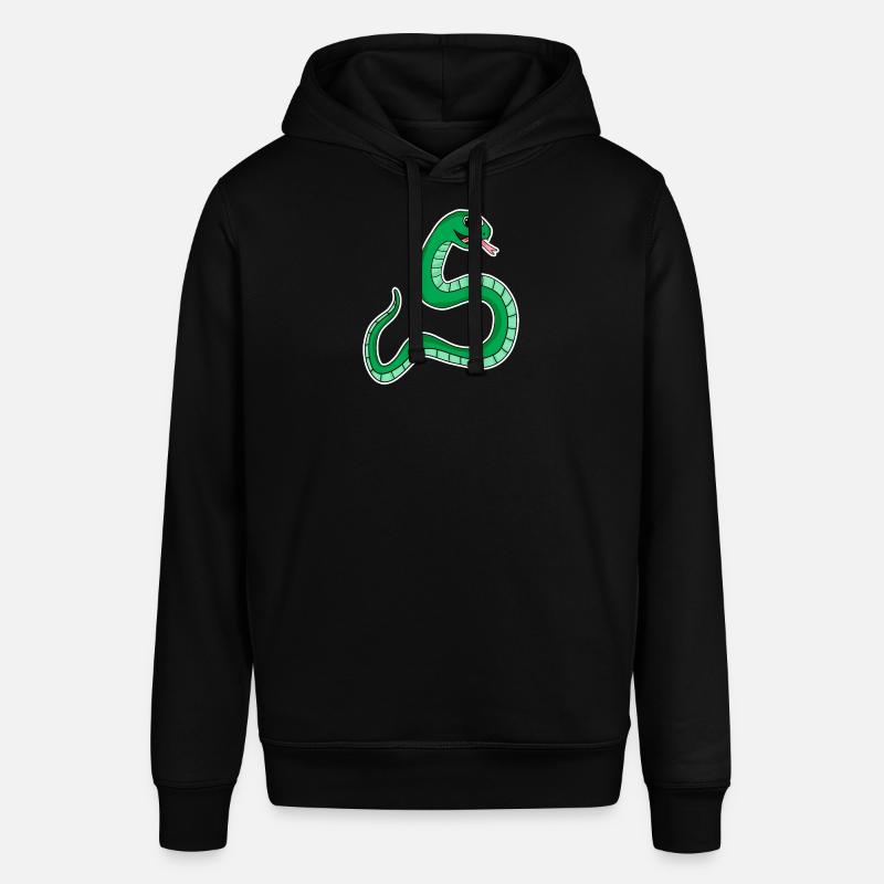 Serpent - Serpent vert - Sweat à capuche SOUNDER Stanley/Stella Unisexe - noir