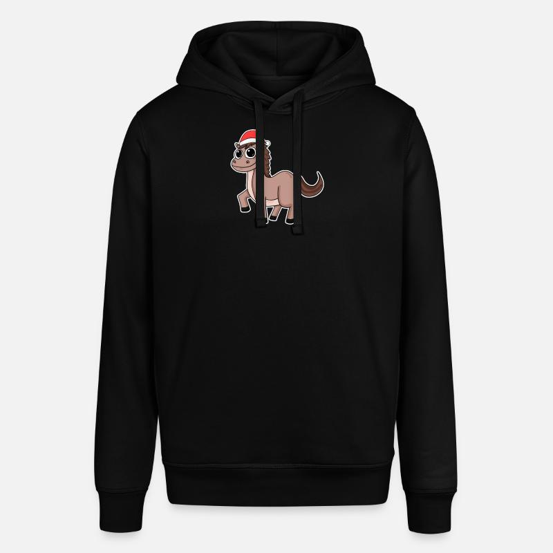 Cheval de Noël - Sweat à capuche SOUNDER Stanley/Stella Unisexe - noir