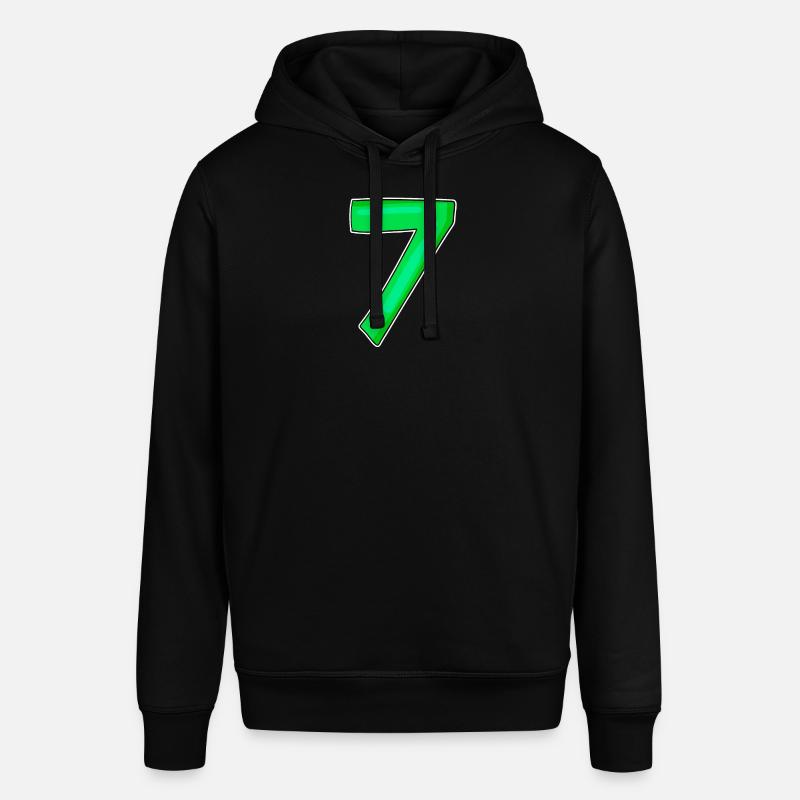 7 Numéro Numéro Vert - Sweat à capuche SOUNDER Stanley/Stella Unisexe - noir