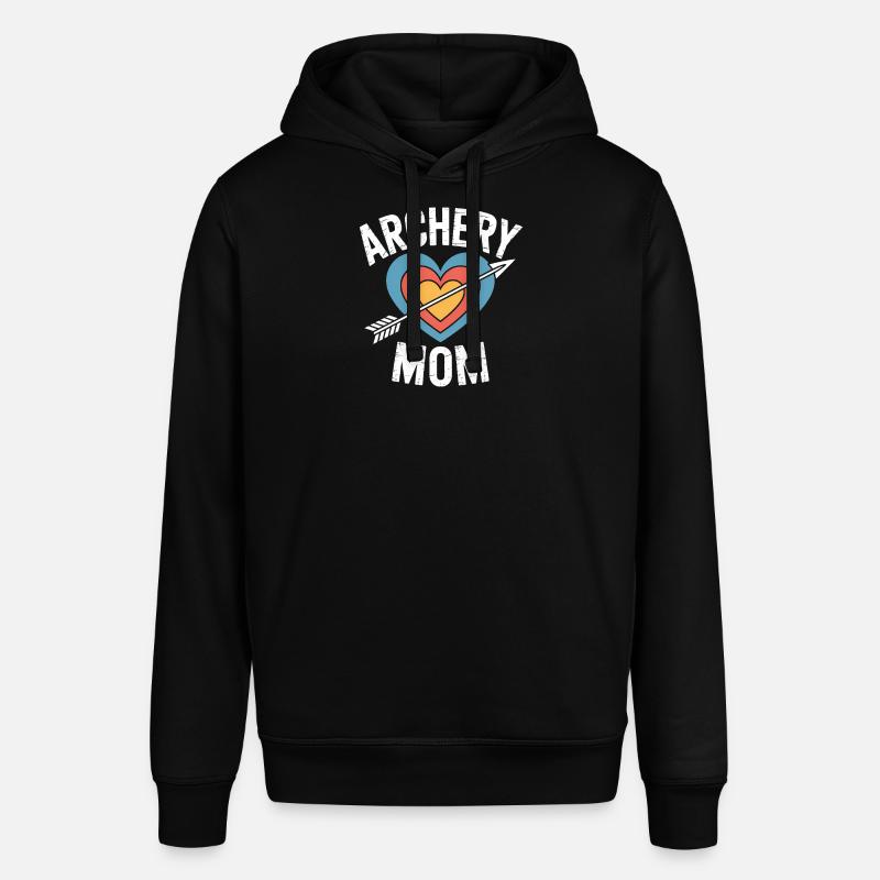 Bogenschießen Spruch Mutter Bogenschießen Geschenk - Stanley/Stella Unisex Hoodie SOUNDER - Schwarz