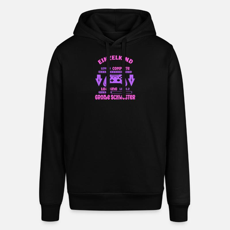 Einzelkind Complete - Loading Große Schwester 2026 - Stanley/Stella Unisex Hoodie SOUNDER - Schwarz