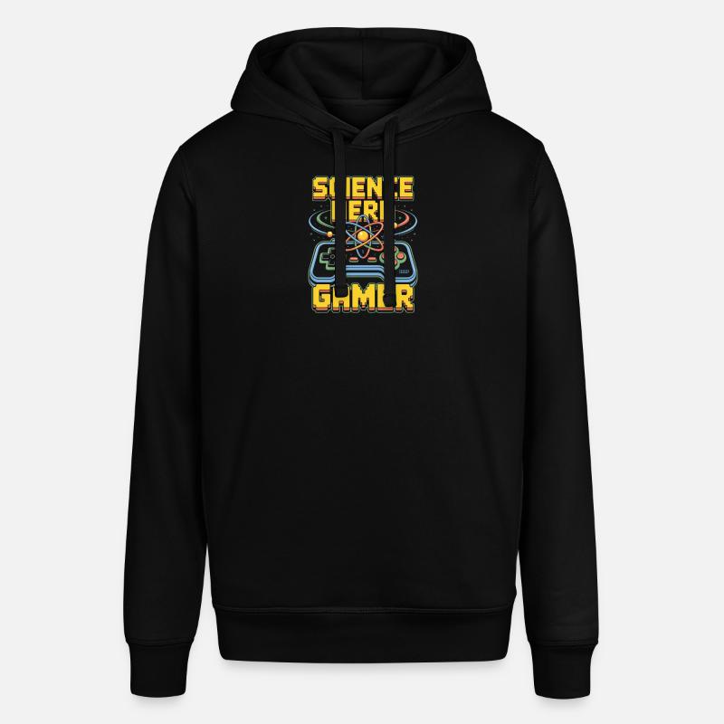 Science Nerd Gamer Atom Controller Wissenschaft - Stanley/Stella Unisex Hoodie SOUNDER - Schwarz