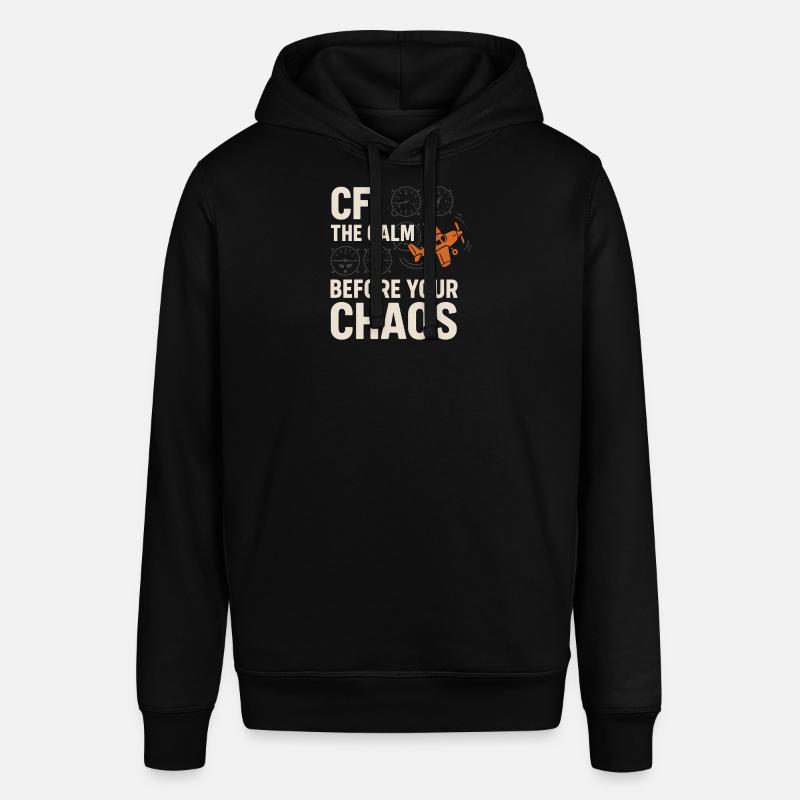 Fluglehrer Cfi Pilot Luftfahrtlehrer - Stanley/Stella Unisex Hoodie SOUNDER - Schwarz