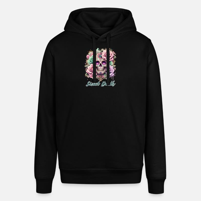 Fleurs Crâne Beauté Floraison - Sweat à capuche SOUNDER Stanley/Stella Unisexe - noir