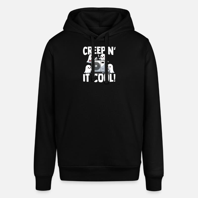 Technicien climatiseur Spooky Ghost CVAC - Sweat à capuche SOUNDER Stanley/Stella Unisexe - noir