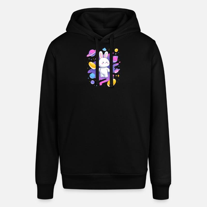 Le Lapin Galactique dans la Nébuleuse - Sweat à capuche SOUNDER Stanley/Stella Unisexe - noir