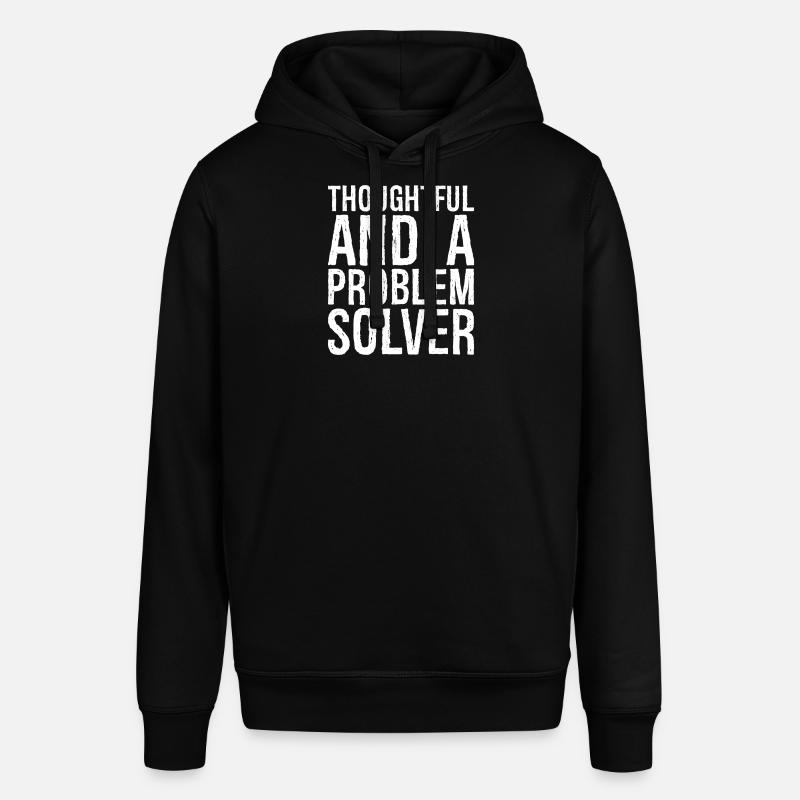 réfléchi et résolveur de problèmes - Sweat à capuche SOUNDER Stanley/Stella Unisexe - noir