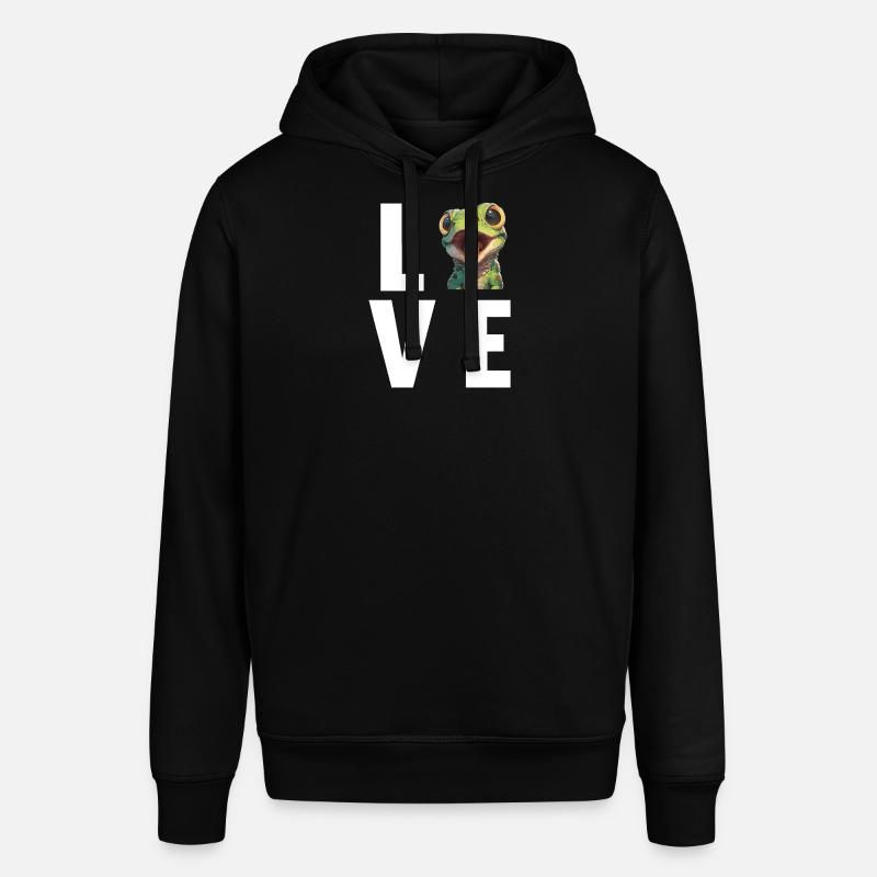Eidechsen Eidechse - Stanley/Stella Unisex Hoodie SOUNDER - Schwarz