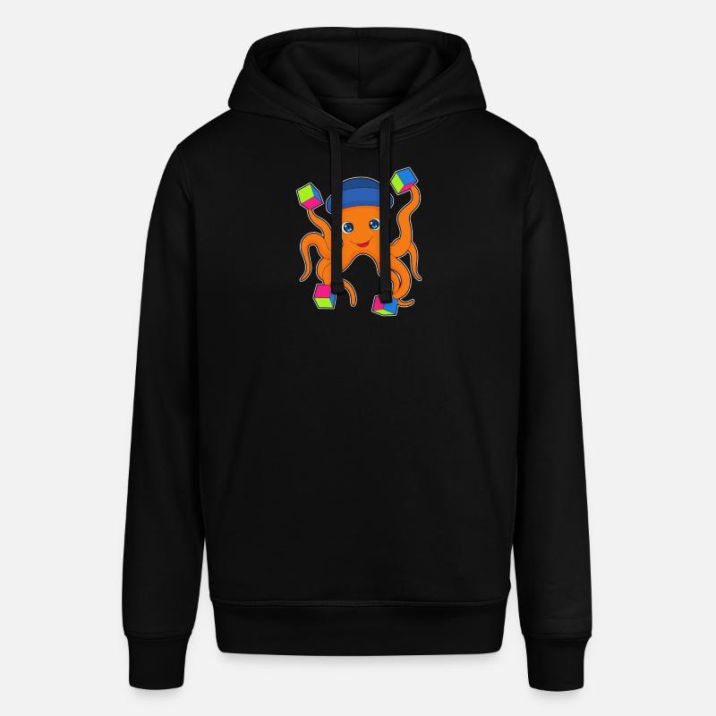 Cube de pieuvre - Sweat à capuche SOUNDER Stanley/Stella Unisexe - noir