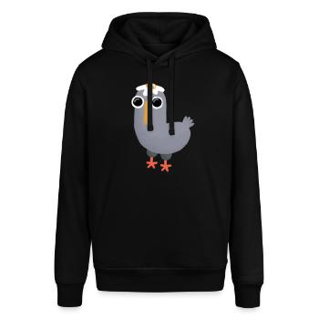 Taube - Stanley/Stella Unisex Hoodie SOUNDER - Schwarz - Vorne - Alina (178cm) & Michal (187cm)