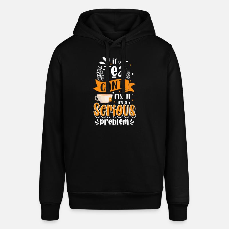 Teetrinker Teebeutel Trinken - Stanley/Stella Unisex Hoodie SOUNDER - Schwarz