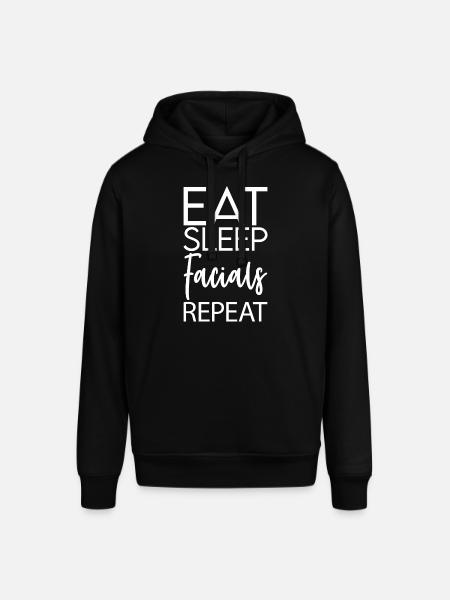 Eat Sleep Facials Repeat - Stanley/Stella SOUNDER Unisex Hoodie - black