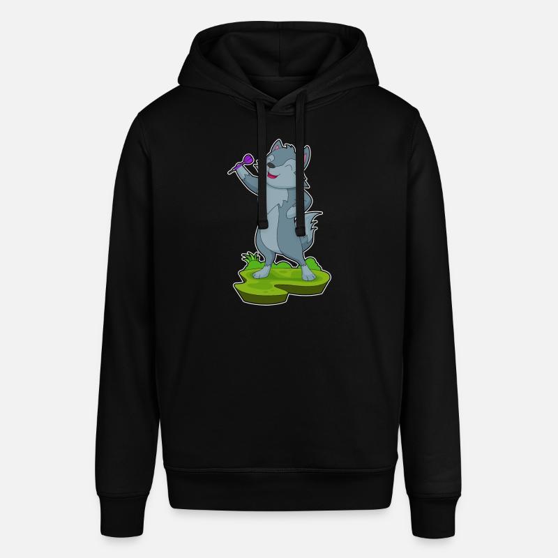 Dart de loup Dartpfeil - Sweat à capuche SOUNDER Stanley/Stella Unisexe - noir