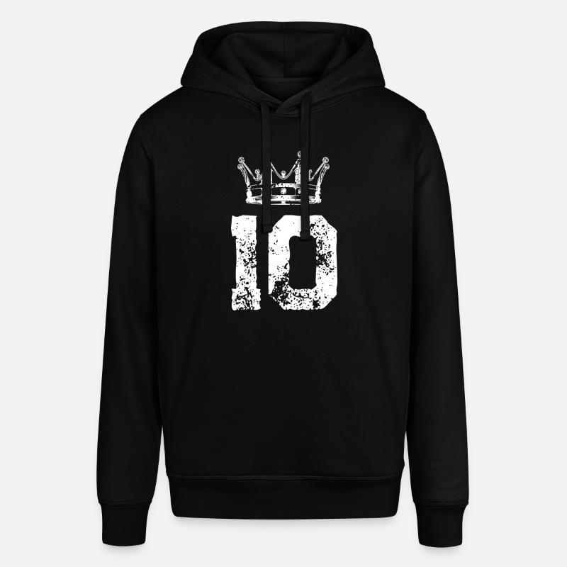 Couronne de 10 chiffres - Sweat à capuche SOUNDER Stanley/Stella Unisexe - noir