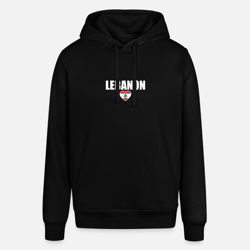 Liban Amour Drapeau Libanais Libanais - Sweat à capuche SOUNDER Stanley/Stella Unisexe - noir