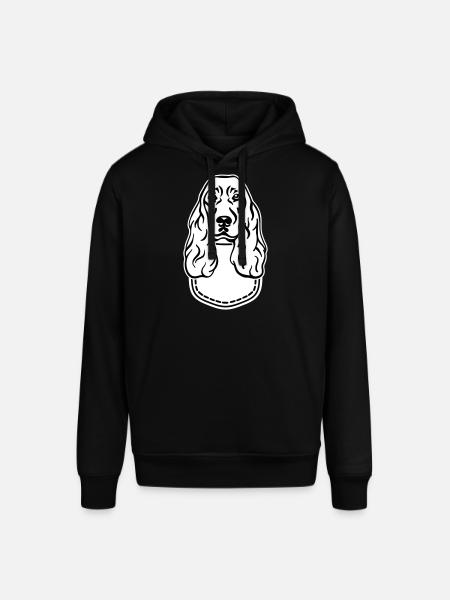 Cocker Spaniel - Stanley/Stella SOUNDER Unisex Hoodie - black