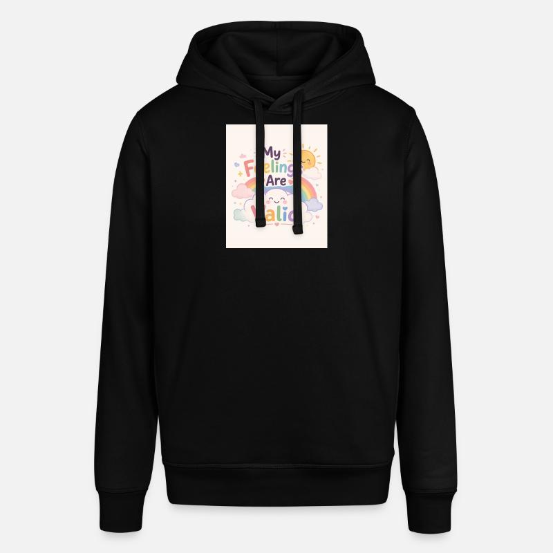Mes Sentiments Sont Validés - Sweat à capuche SOUNDER Stanley/Stella Unisexe - noir