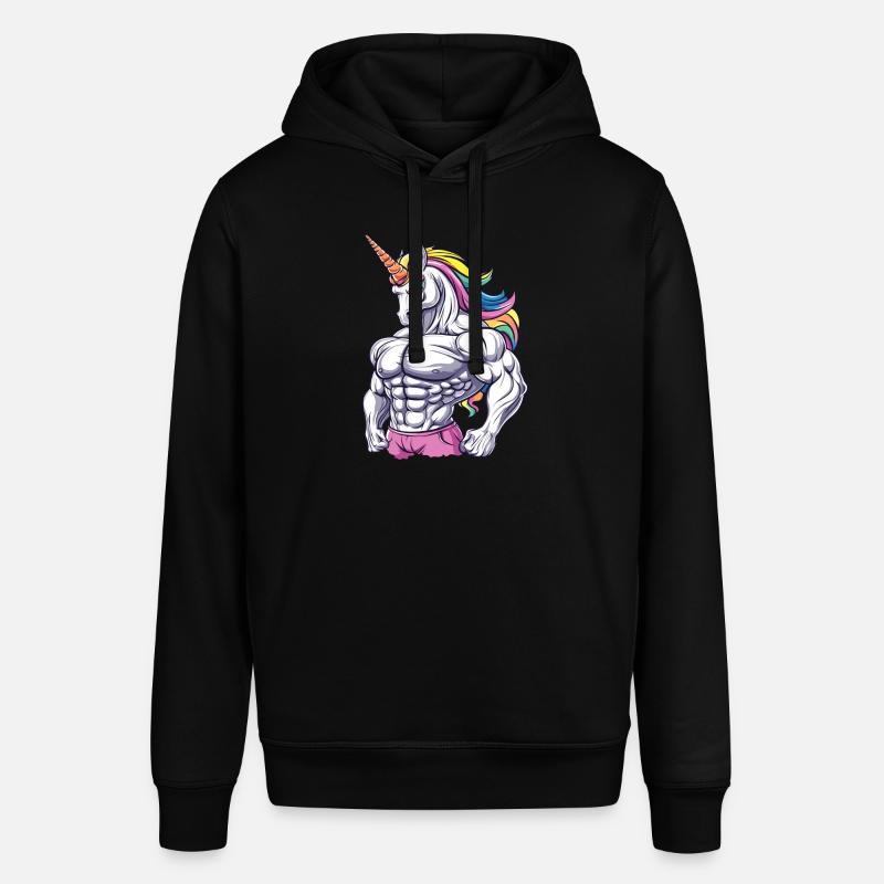 Gym Einhorn - Stanley/Stella Unisex Hoodie SOUNDER - Schwarz
