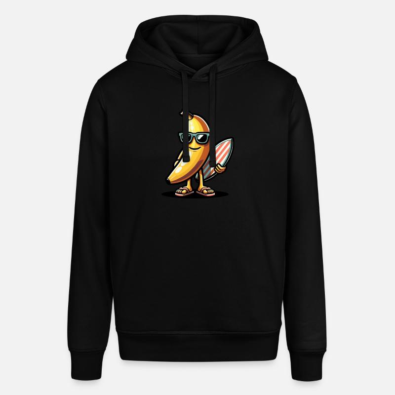 Surfeur Banane - Sweat à capuche SOUNDER Stanley/Stella Unisexe - noir