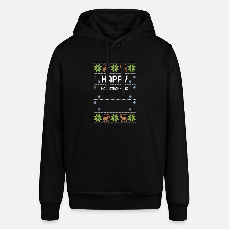Joyeux Hallothankmas - Sweat à capuche SOUNDER Stanley/Stella Unisexe - noir
