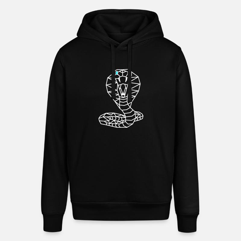 Ligne géométrique de serpent - Sweat à capuche SOUNDER Stanley/Stella Unisexe - noir