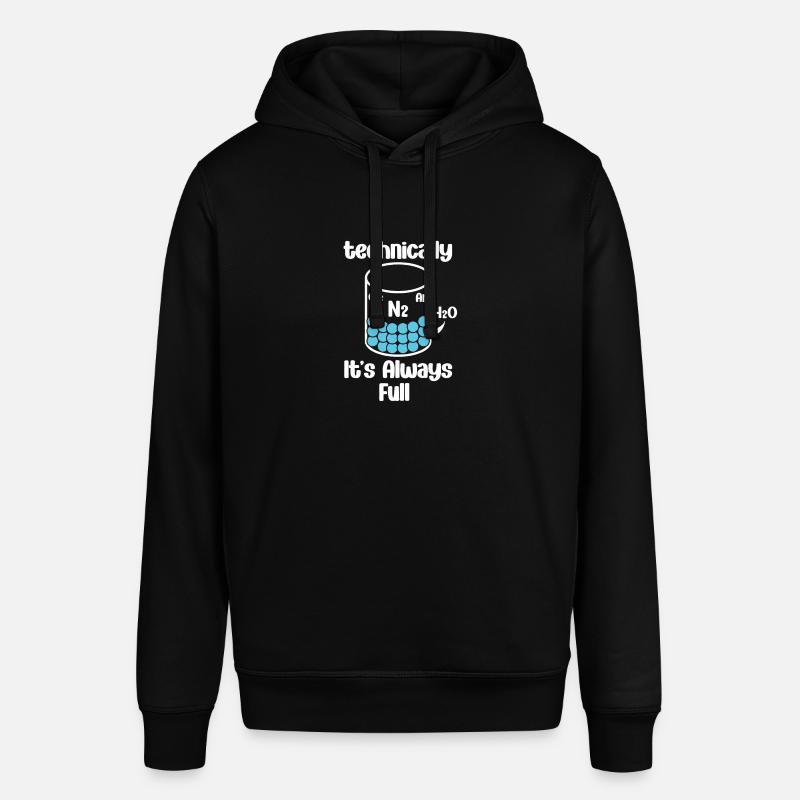 Technically, it's always crowded - - Stanley/Stella SOUNDER Unisex Hoodie - black