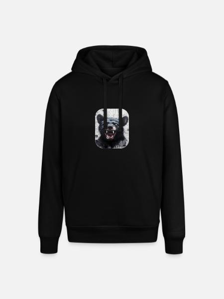 Laughing Tasmanian Devil - Stanley/Stella SOUNDER Unisex Hoodie - black