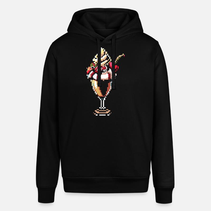Graphique pixel de coupe glacée - Sweat à capuche SOUNDER Stanley/Stella Unisexe - noir