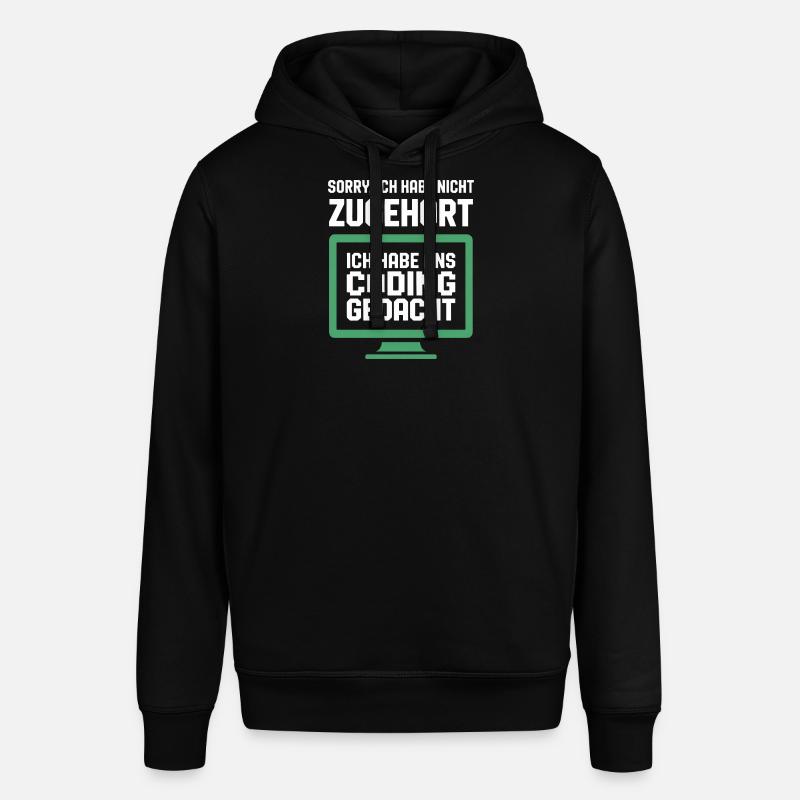 Coding Gedanke am Bildschirm - Stanley/Stella Unisex Hoodie SOUNDER - Schwarz