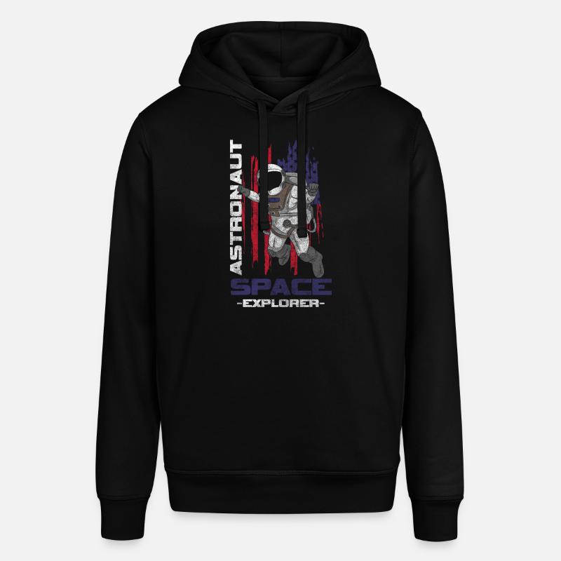 Astronaute Spaceflight Weightless Galaxy - Sweat à capuche SOUNDER Stanley/Stella Unisexe - noir