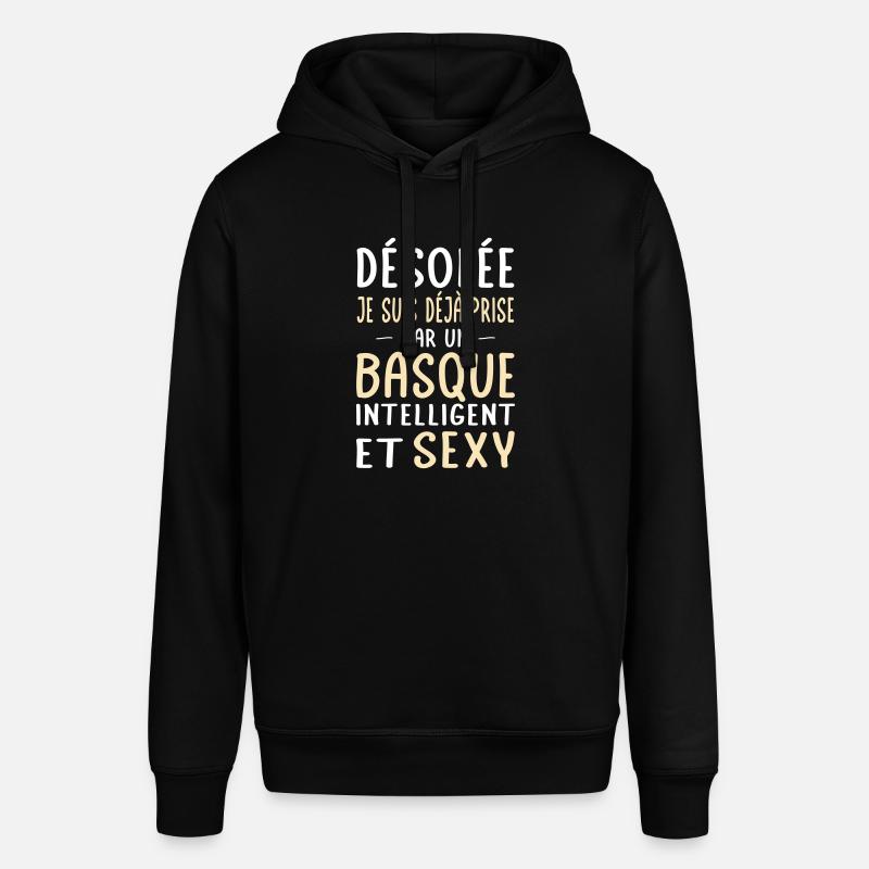 Désolée déjà prise par un Basque sexy - Sweat à capuche SOUNDER Stanley/Stella Unisexe - noir