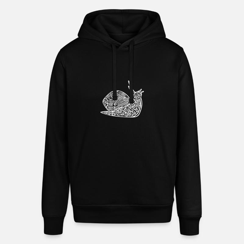 Escargot mignon avec maison - Sweat à capuche SOUNDER Stanley/Stella Unisexe - noir