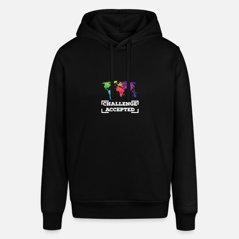 TRAVELING : Challenge Accepted - Sweat à capuche SOUNDER Stanley/Stella Unisexe - noir