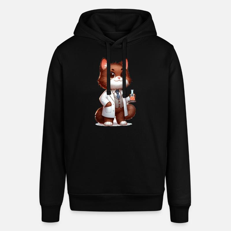 Chat mignon scientifique - Sweat à capuche SOUNDER Stanley/Stella Unisexe - noir